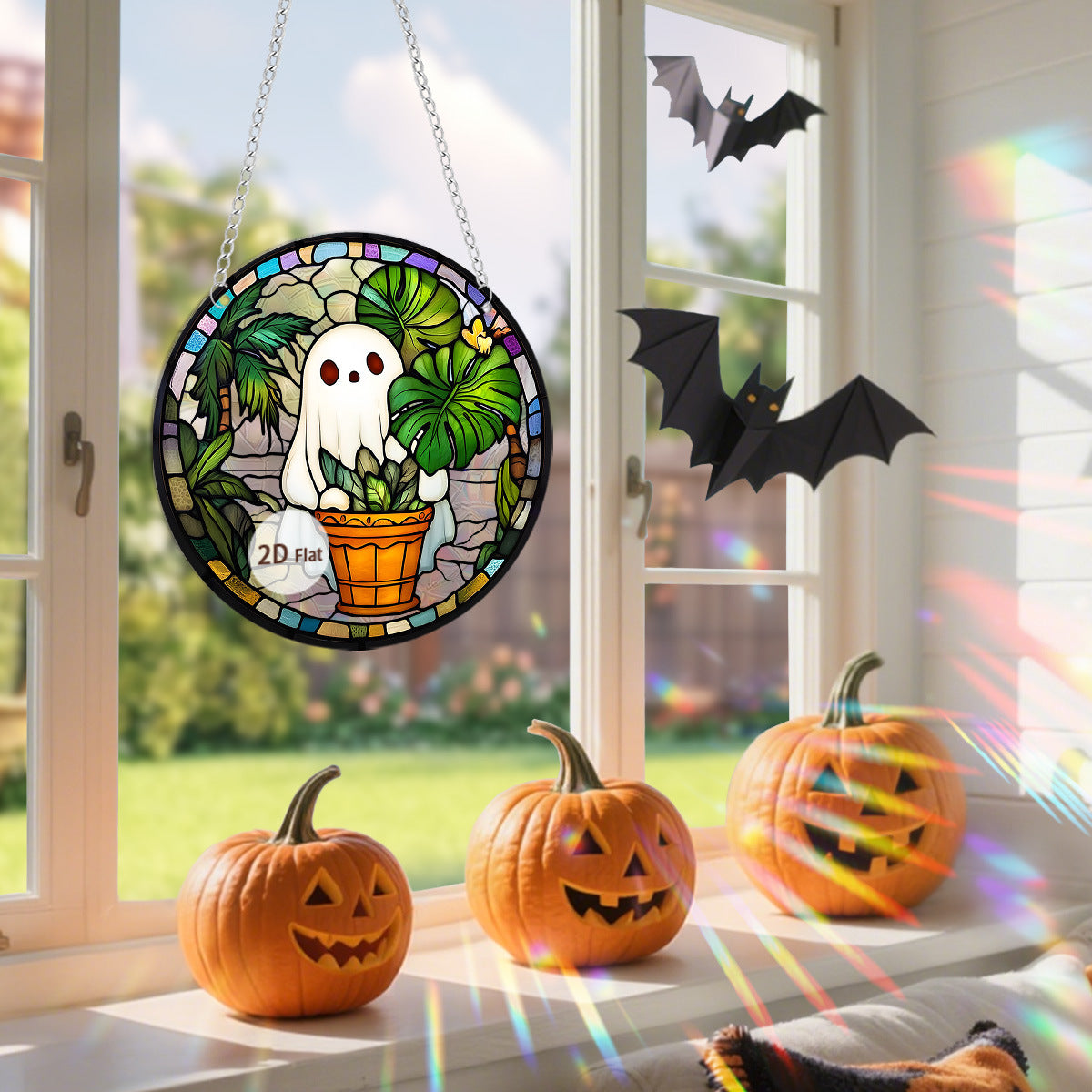 Halloween Pumpkin Ghost Hanging Decoration