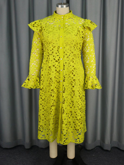 Lace Coat Half Turtleneck Cardigan Inner Wear Dress