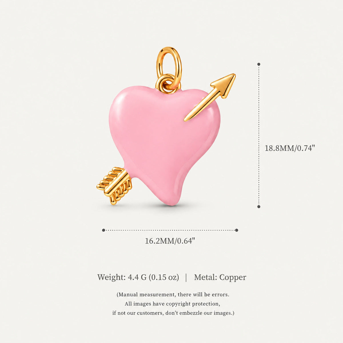 Loving-heart Pendant Shell And Boweveryday Accessories