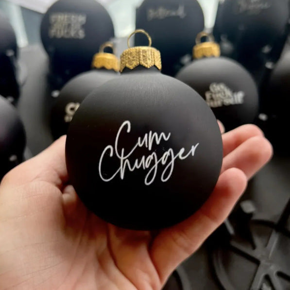 Funny Christmas Ornament Black Decorations