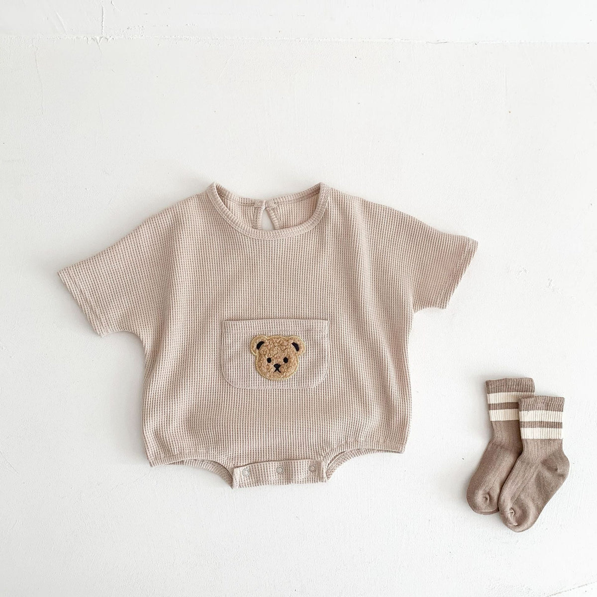 Summer Baby Bat Sleeve Romper