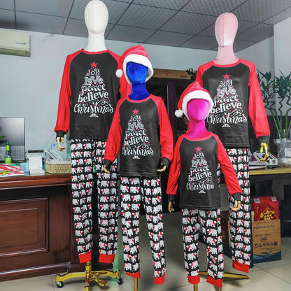 Christmas Parent-child Suit Printed Homewear