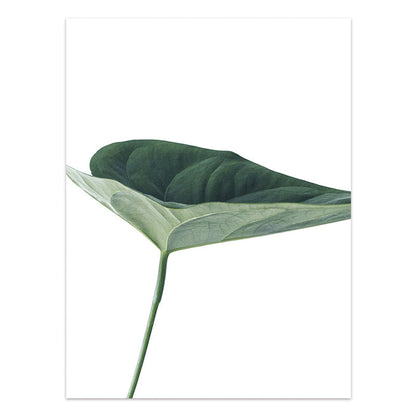 Nordic Style Tropical Plants Poster Green Leaves Canvas Print