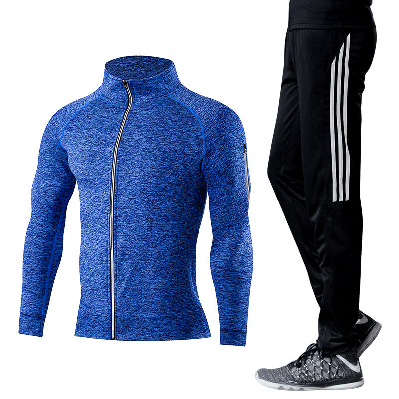 Men'S Fitness Suit Night Running Sportswear Two-Piece Suit