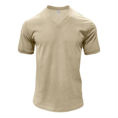 American-style Loose-fit Casual Mens T-shirt