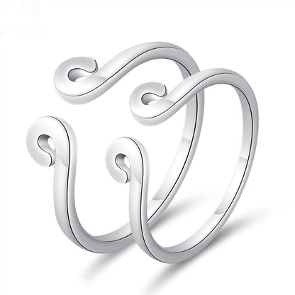 Moissanite Engagement Couple Couple Rings