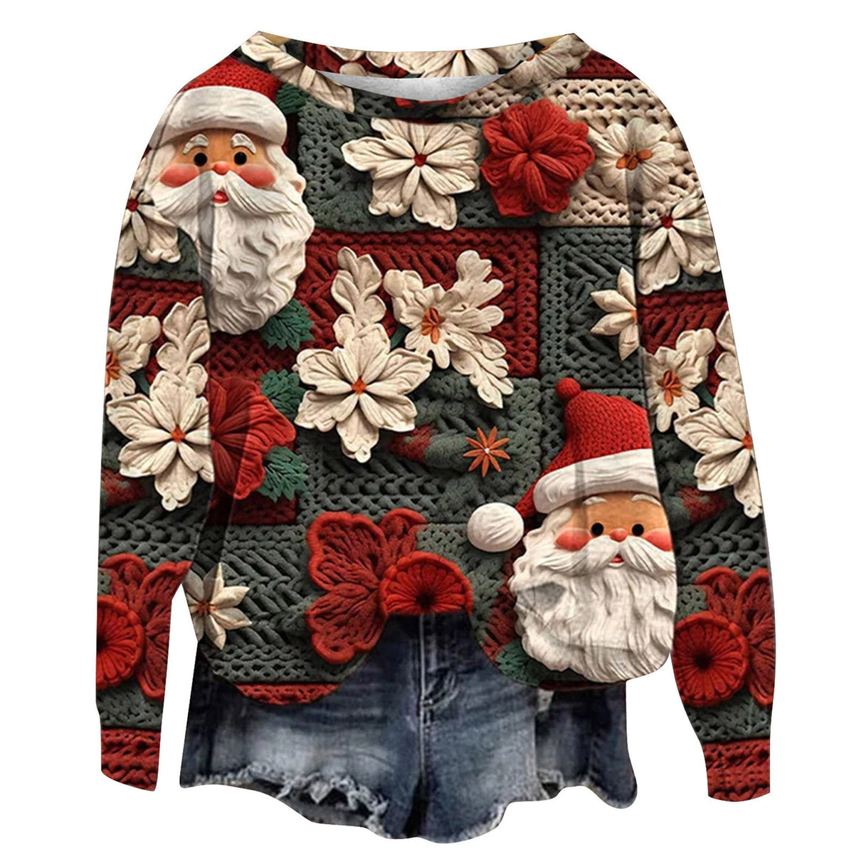 New Womens Hoodie With 3D Digital Print