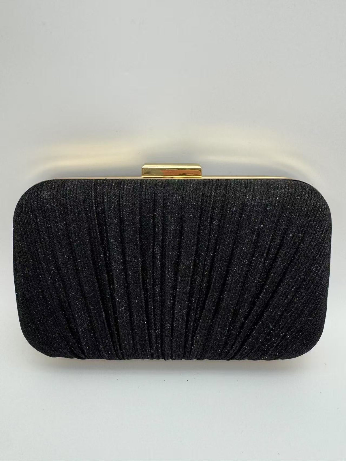 Women's Light Luxury Ruched Evening Clutch  Elegant Socialite Handbag, Formal Gown Mini Square Purse, Party Grab Bag