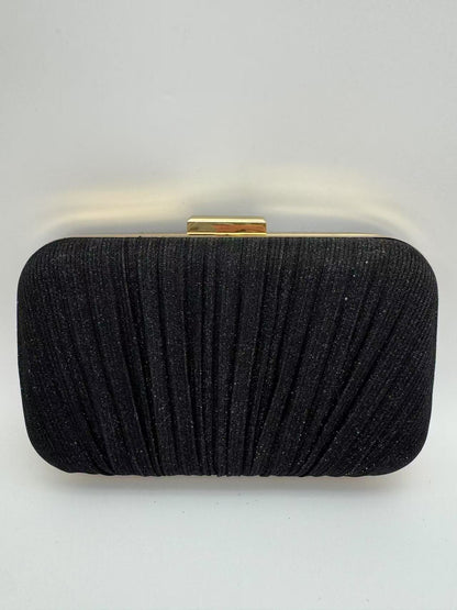 Women's Light Luxury Ruched Evening Clutch  Elegant Socialite Handbag, Formal Gown Mini Square Purse, Party Grab Bag