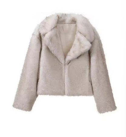 Fur Autumn And Winter Faux Fur Women's Clothing Top