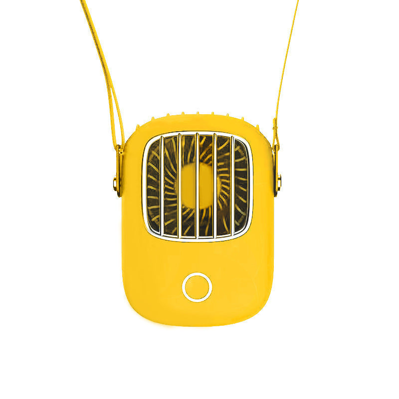 Mini Neck Fan USB Rechargeable Silent Air Cooler