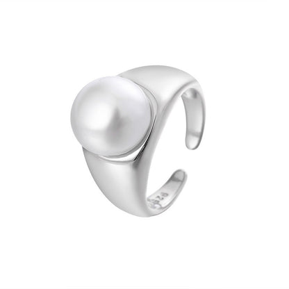 Zircon Inlaid Unique Design Minority Fashion Index Finger Ring