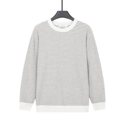 Mens Casual Round-neck Knit Sweater