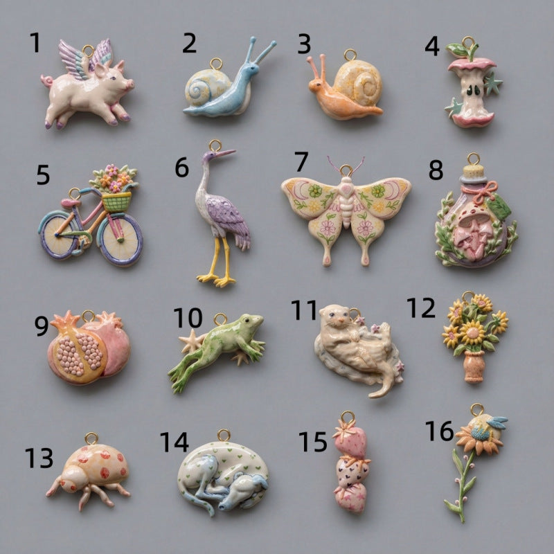 Simple And Versatile Cartoon Animal Pendant