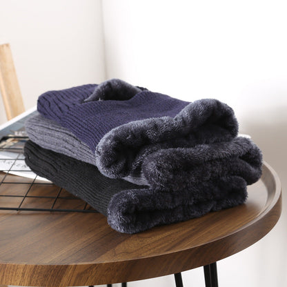 Men's Pullover Warm Plush Knit Hat