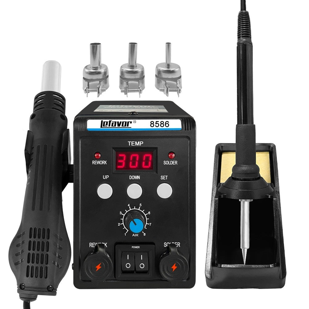 Digital Temperature Control Hot Air Gun Station