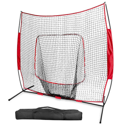 7x7ft Training Net with Bow Frame Carrying Bag for Solo Team Training