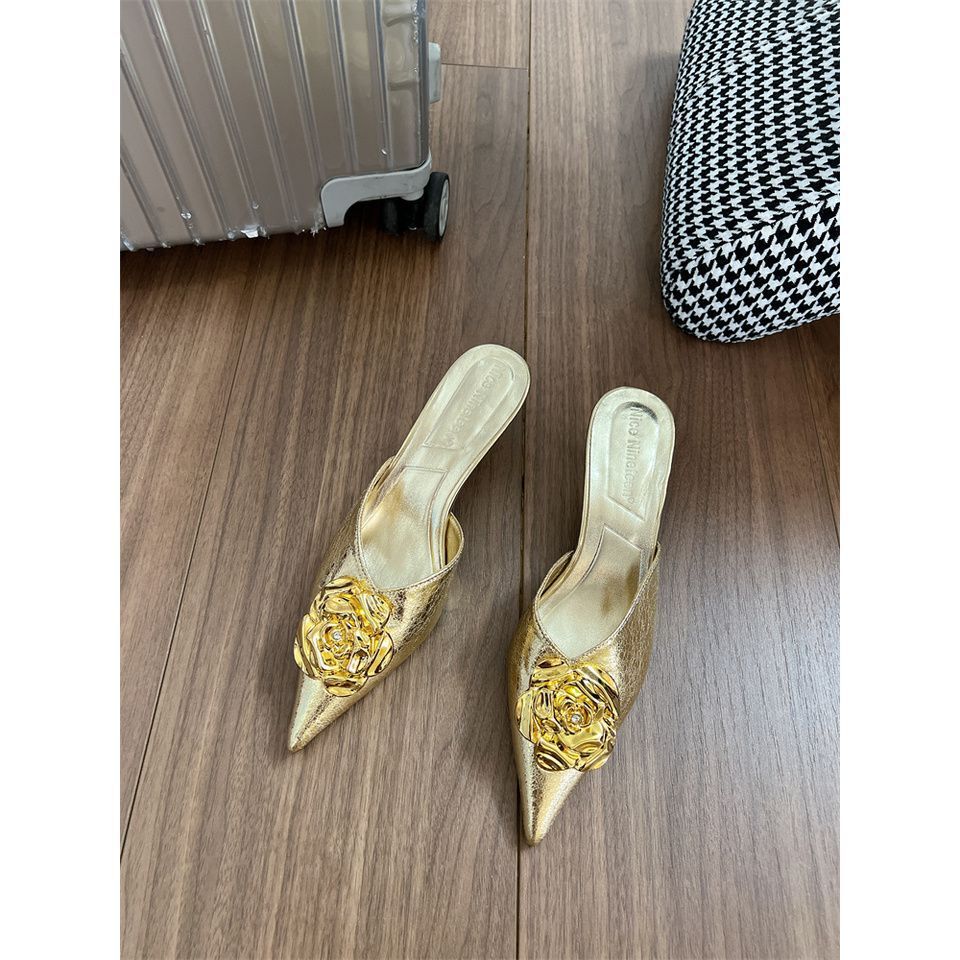 2025women's New Shoes For Spring Fashion Style Metal