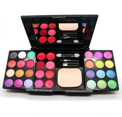 Makeup Box - 39 Color Palette with Eyeshadow, Lipstick, Blush, and Powder