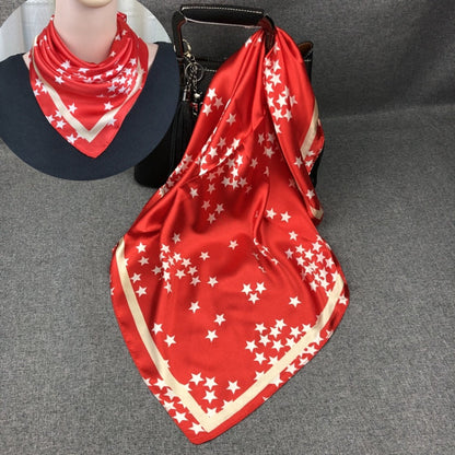 Small Square Womens Thin Scarf