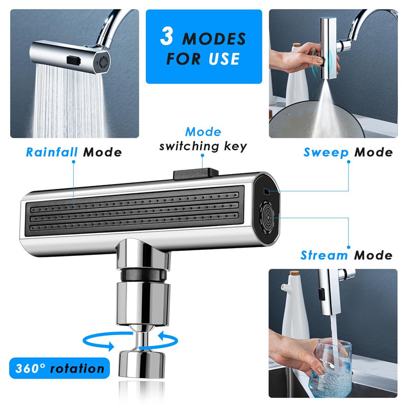 Universal Rotating Kitchen Faucet Bubbler