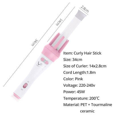 Rotating curling iron