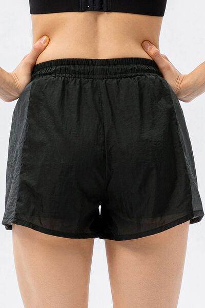 Color Block Drawstring Active Shorts for Comfort and Style
