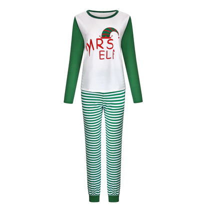 Home Clothes Pajama Suit Christmas Parent-child