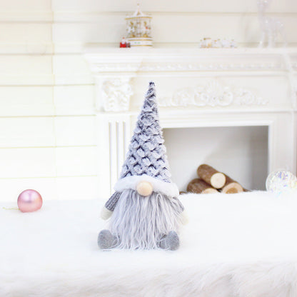 Christmas Telescopic Faceless Doll Decoration