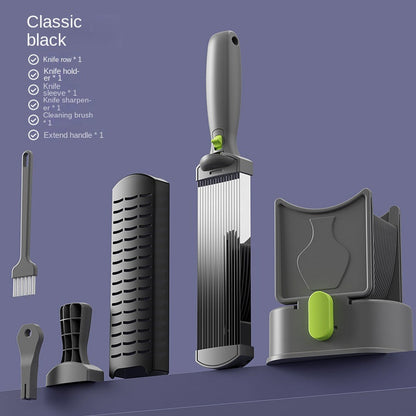 Kitchen Knife Set Home Cooking BBQ Hot Pot Fresh Meat Cutter Beef Mutton Slicer and Shredder for Poultry Meat & Hotpot