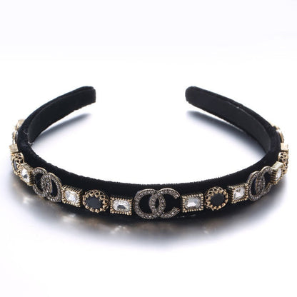 Fine edged glass drill sponge hair hoop