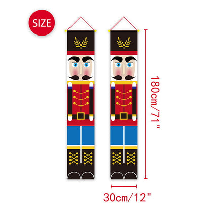Christmas Decorations Walnut Soldier Couplet