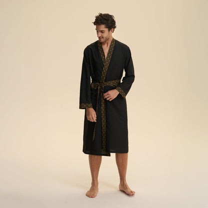 Loose Casual Middle Eastern-style Single Nightgown For Couples Long Cloud-shaped Cotton Loungewear