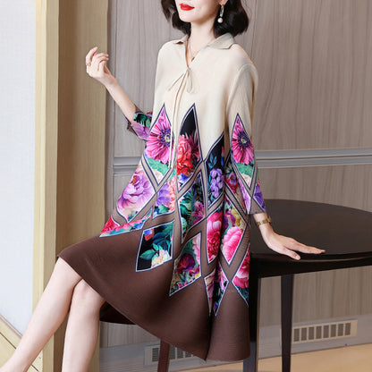 High-end Western Style Middle-aged Mother Dress
