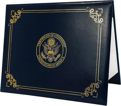 US Citizenship Certificate Holder Naturalization Certificate Cover with logol 'Certificate of Citizenship' US Citizenship Gifts