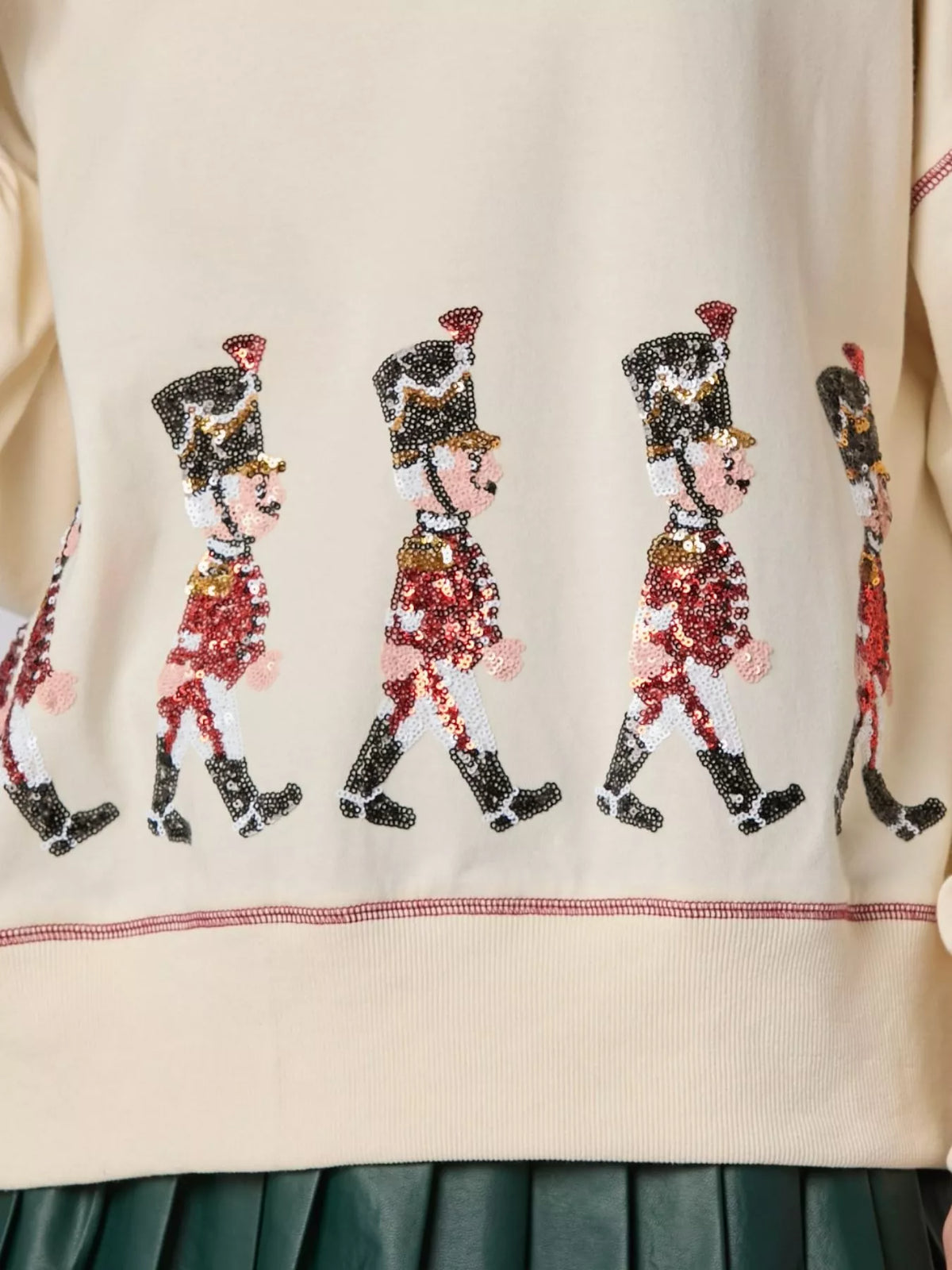 Christmas Marching Band Sequin Sweatshirt
