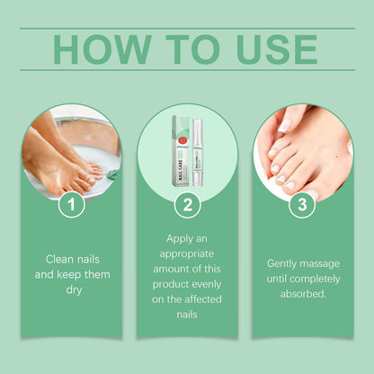 Gray Nail Care Pen Gently Nourishes Fingernails, Cleans And Brightens Nails And Thickens Nails