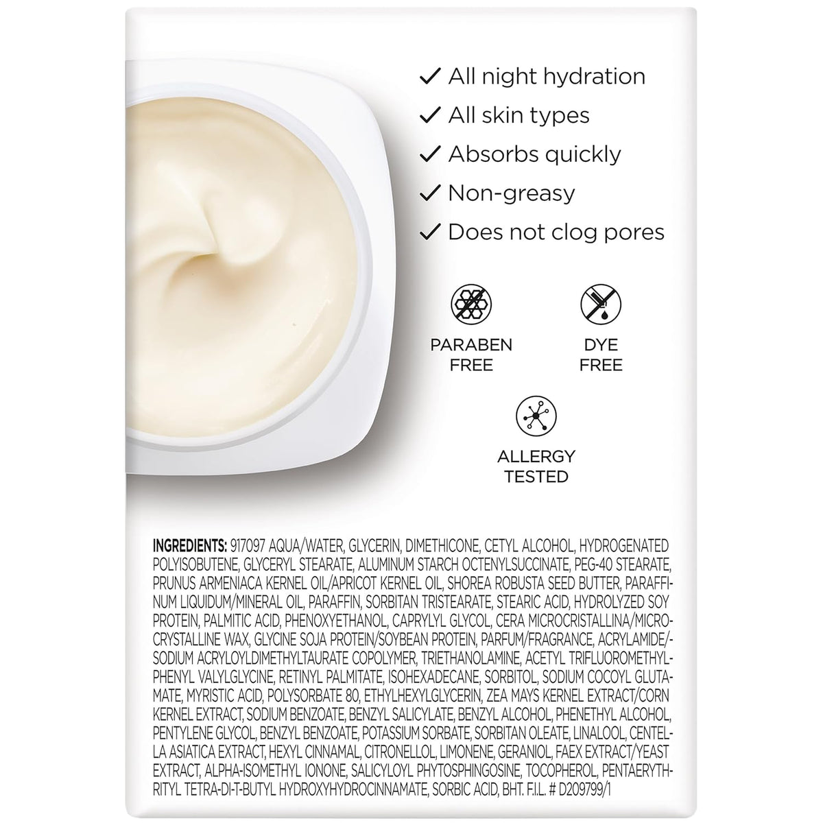 L'Oreal Paris, RevitaLift Anti-Wrinkle + Firming Night Cream Moisturizer 1.7 oz (Pack of 2)