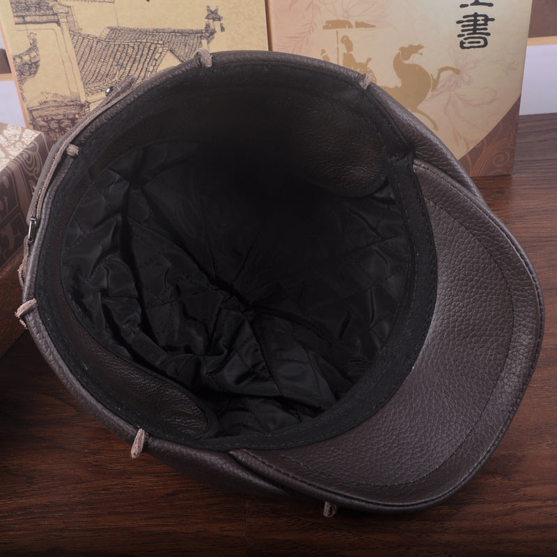 Outdoor Leisure Middle-aged And Elderly Peaked Cap Winter
