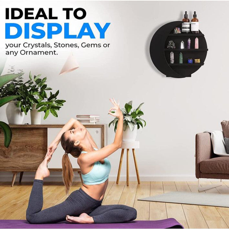 Wall Moon Storage Rack Kitchen Hygiene