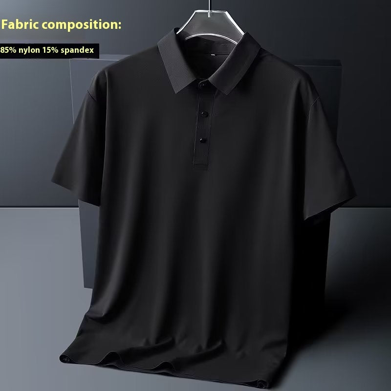 High Elastic Lightweight Ice Silk Nylon Short Sleeve