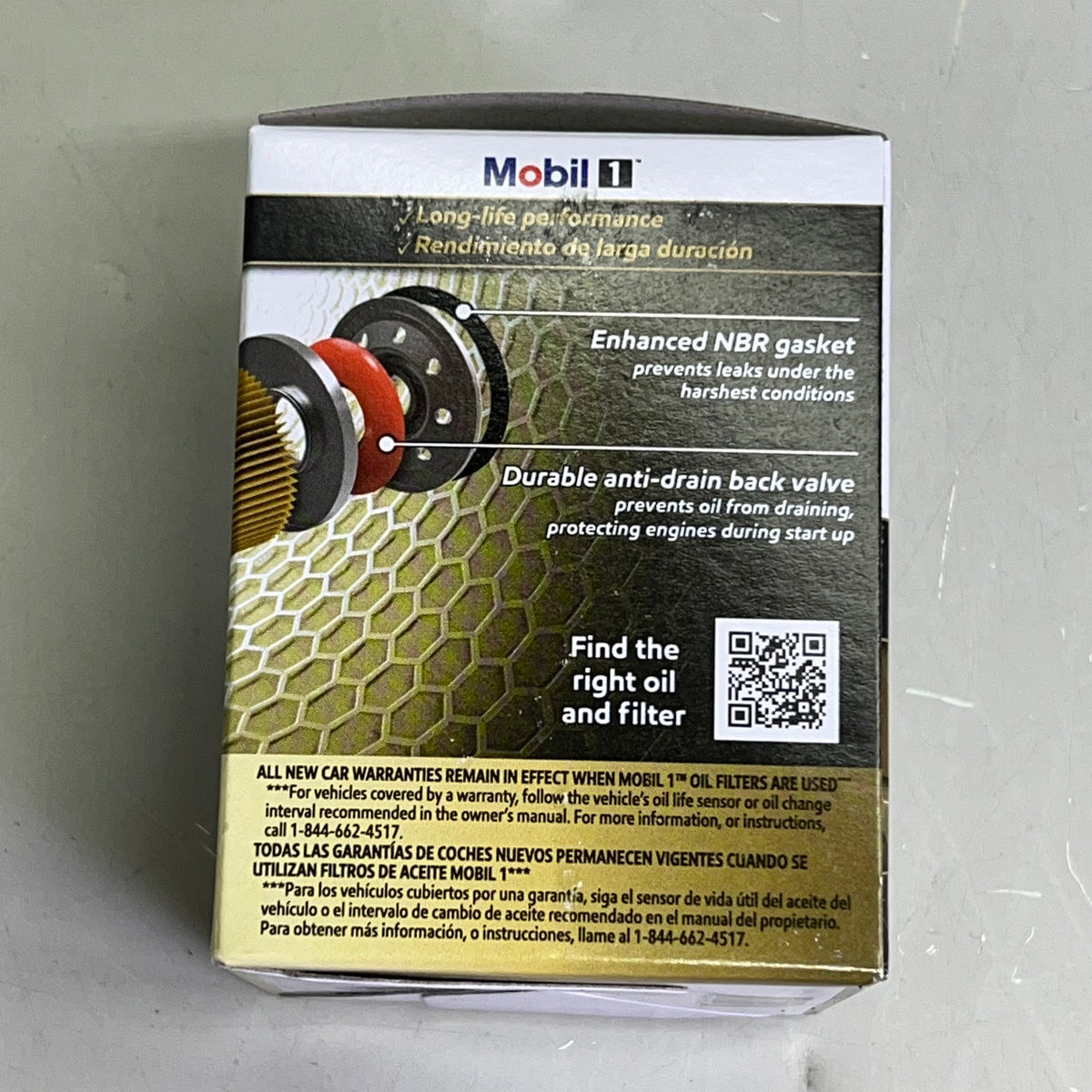 MOBIL 1 (2 PACK) Engine Oil Filter Extended Performance Black M1-110A