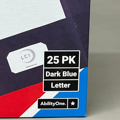 ZA@ SKILCRAFT (2 PACK, 50 TOTAL) Double Pocket Presentation Portfolio Dark Blue