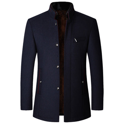 New Mens Casual Stand-collar Jacket