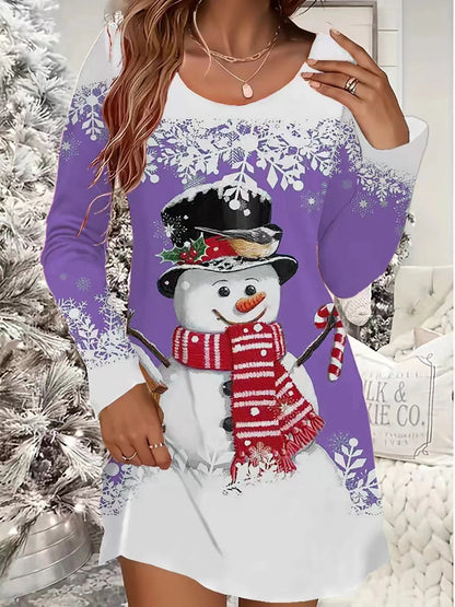 European And American Women's Clothing Christmas Leisure Dress