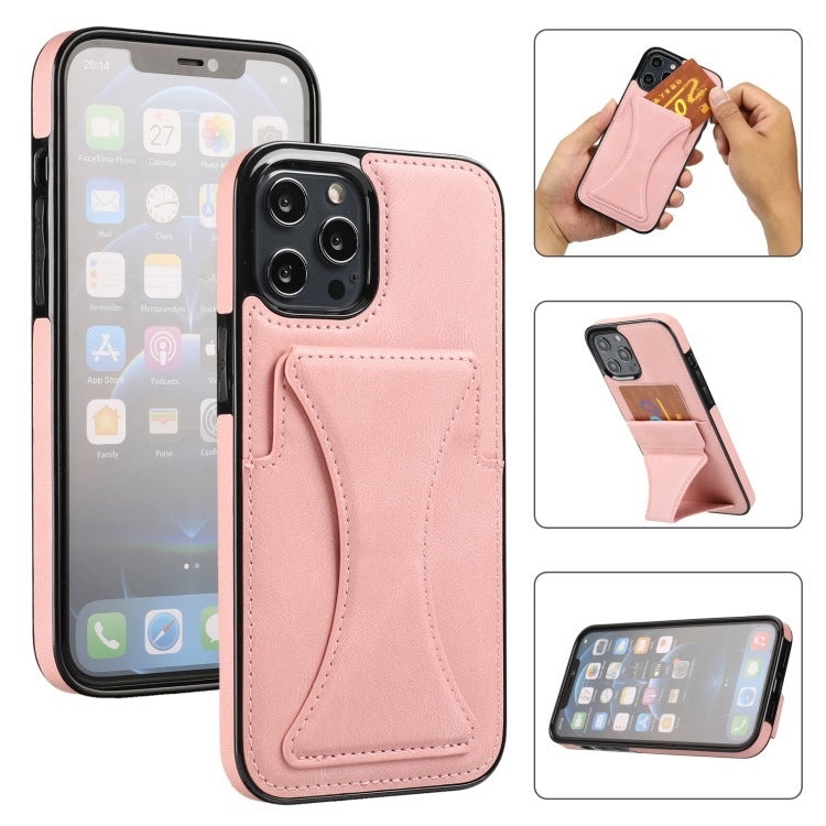 Leather Wallet Phone Case Card Holder Kickstand