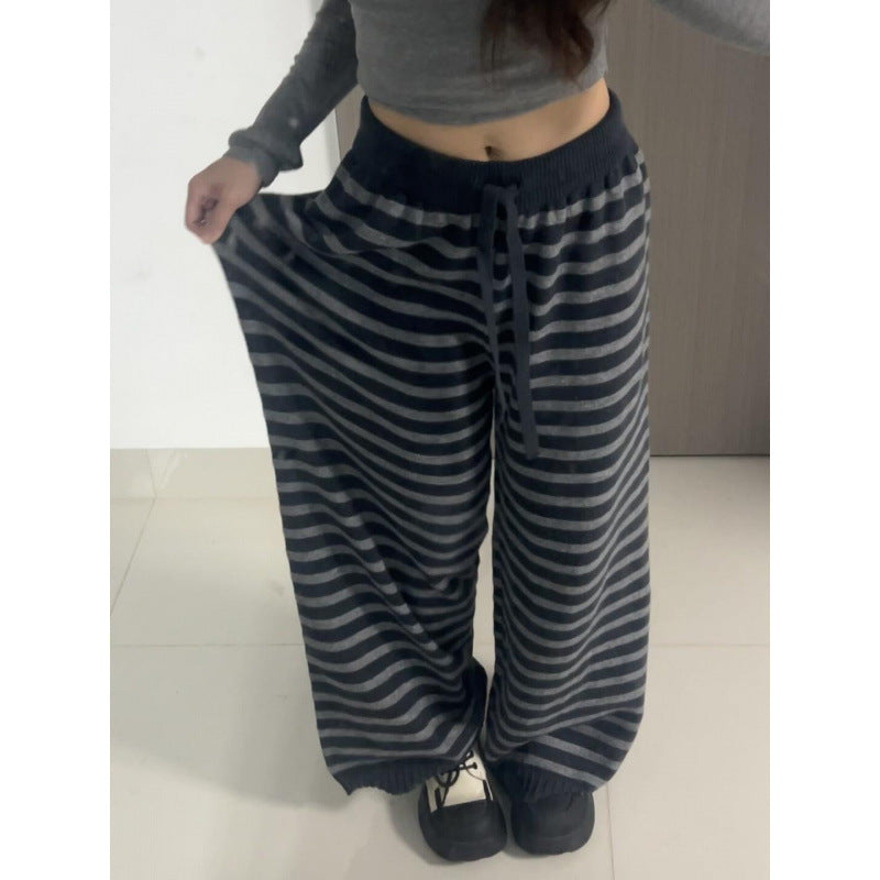 Retro Loose Slimming Wide-leg Pants For Women