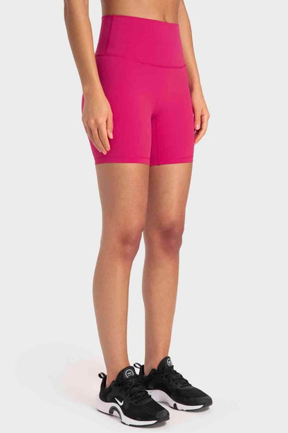 Millennia Staying Cozy Wide Waistband Biker Shorts For Comfort
