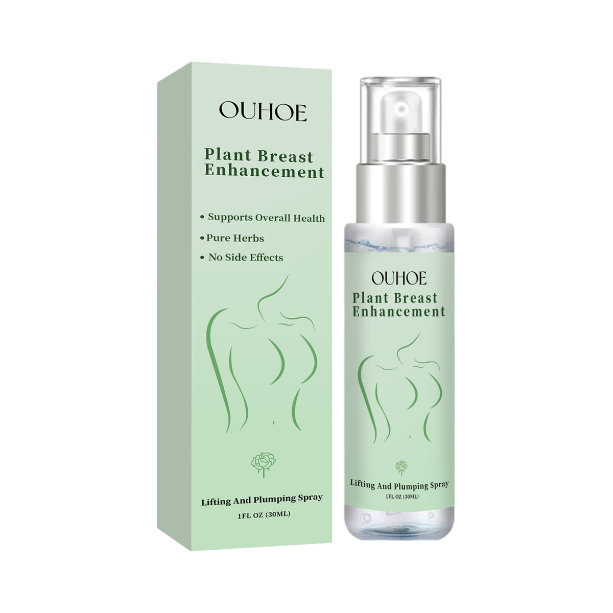 Natural Herbal Breast Spray Moisturizes Plump, Firming And Firming Breasts Massage Treatment