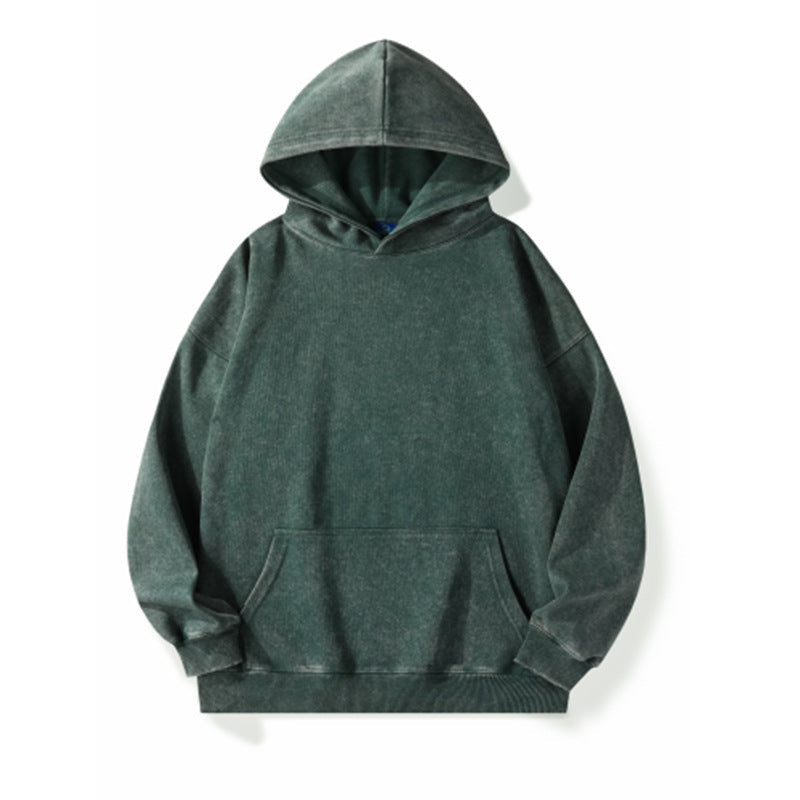 Combed Velvet Cotton Hooded Sweater